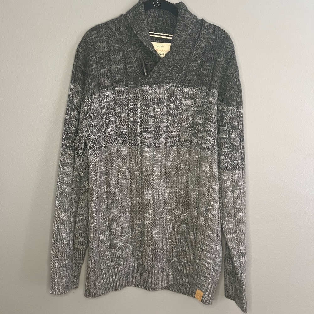 Grey sweater from Weatherproof Vintage.